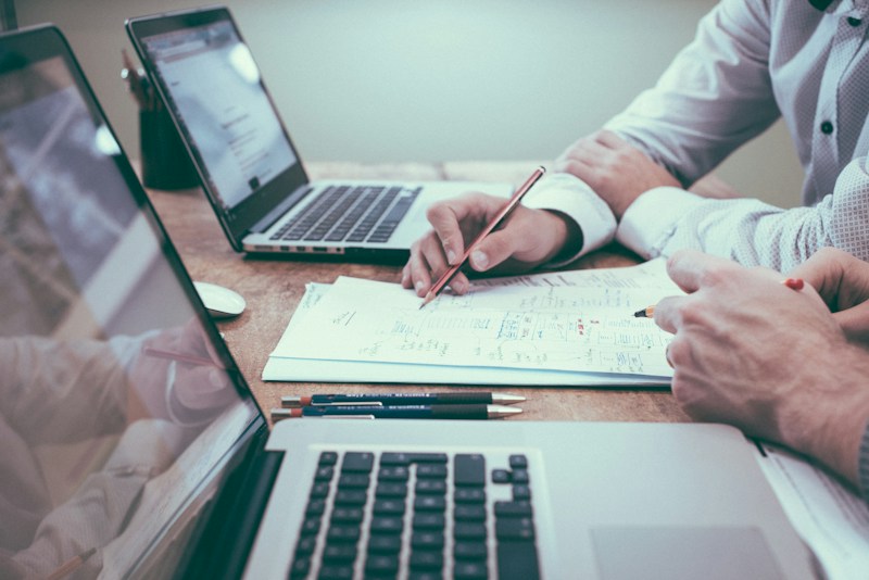 Notes and working materials used to evaluate a business decision
